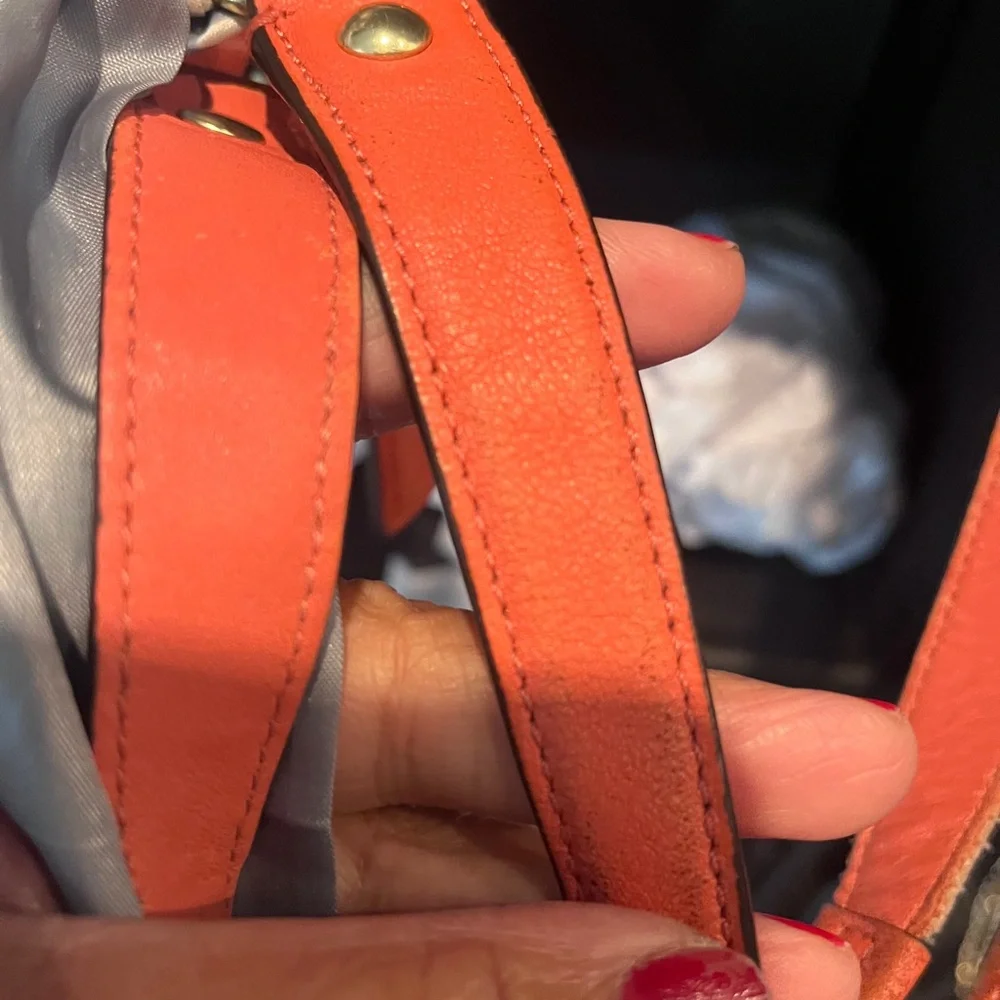 Coach Pink and Orange Women's Bag - Picture 16 of 17